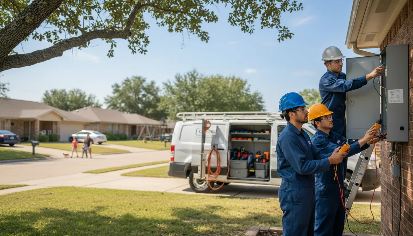 Certified electrician providing emergency electrical services in Collins, WI